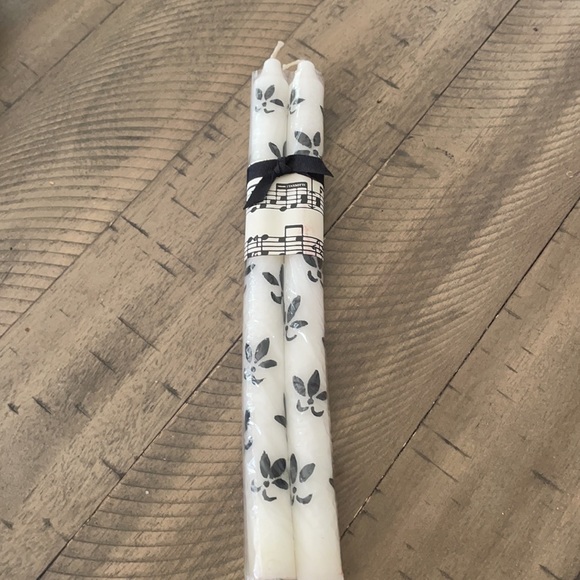Vintage hand-painted candles